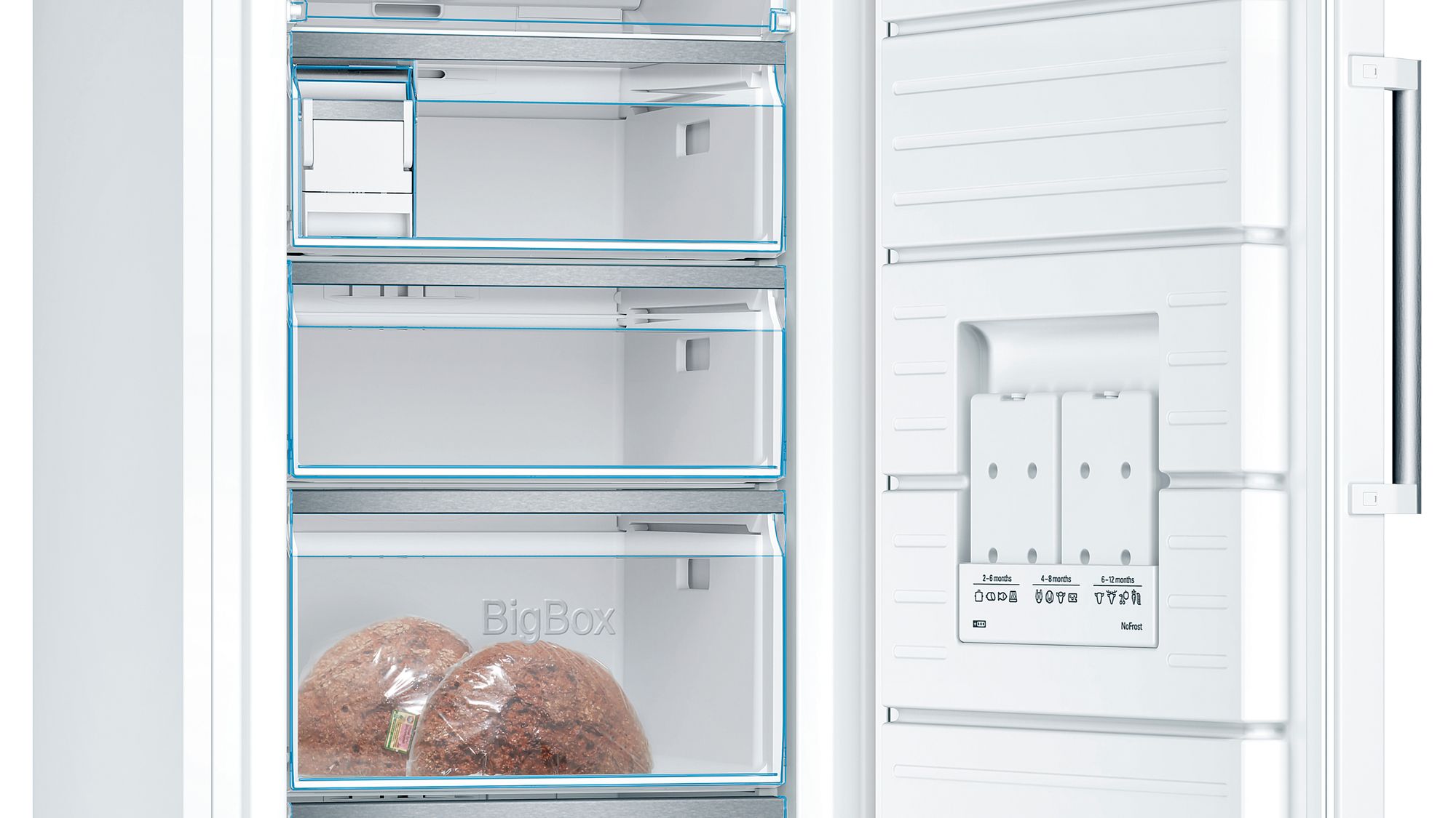 BOSCH GSN51AWCV SERIE 6 vrijstaande vriezer - 161cm