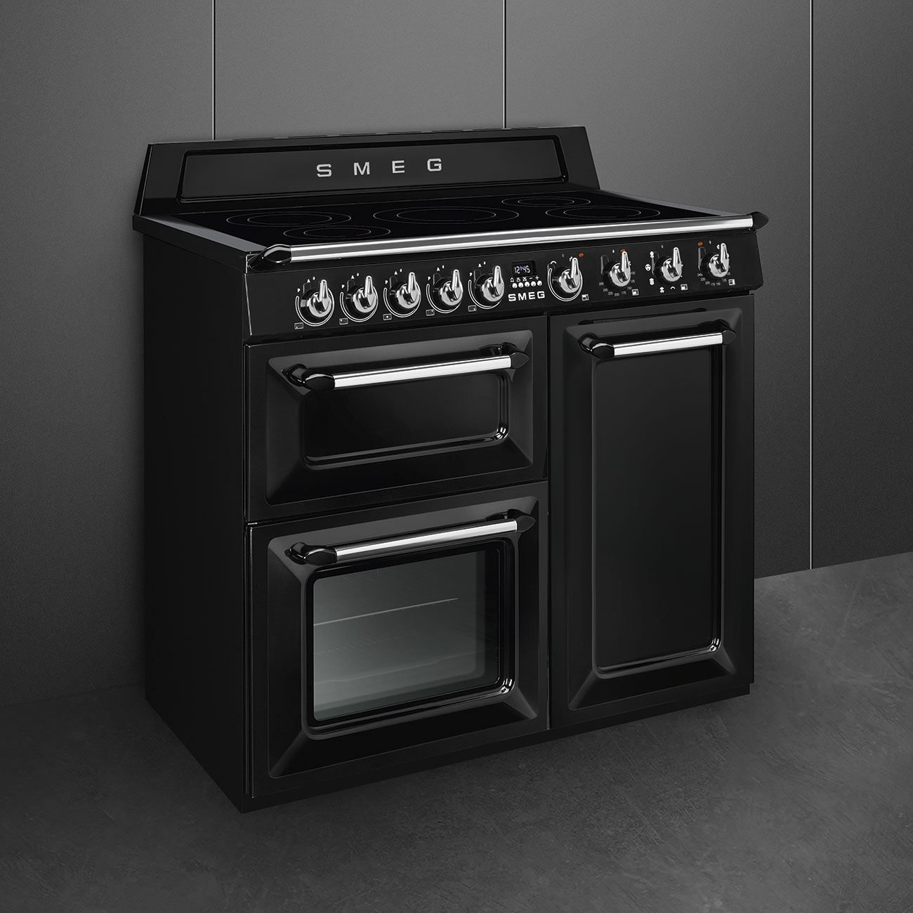 SMEG TR103IBL2 fornuis met inductie kookplaat - 100cm SMEG TR103IBL2 fornuis met inductie kookplaat - 100cm