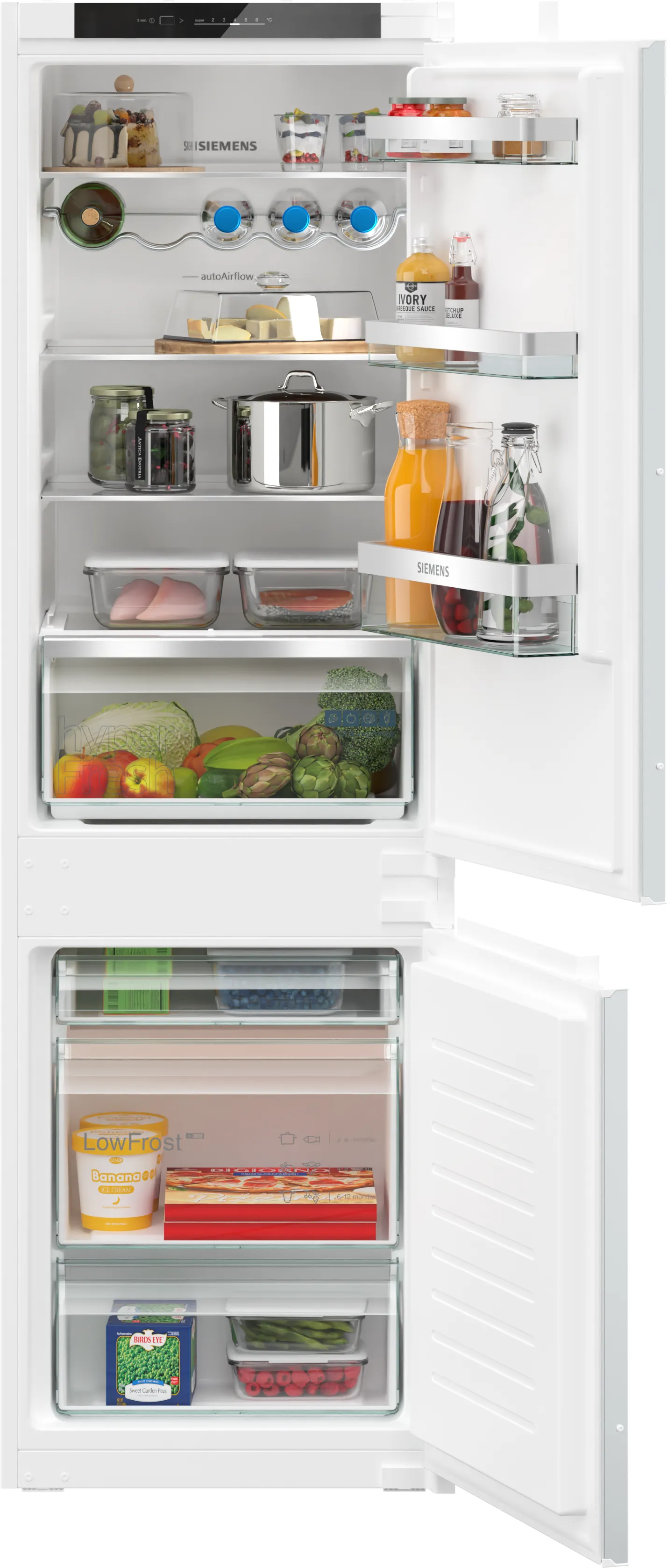 SIEMENS KI86VVSE0 IQ300 koel-/vriescombinatie - 178cm SIEMENS KI86VVSE0 IQ300 koel-/vriescombinatie - 178cm