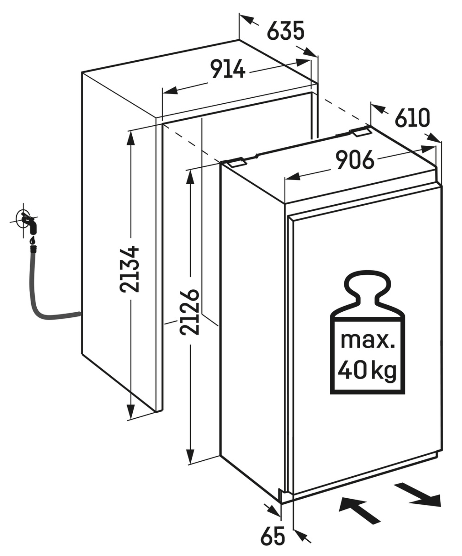 LIEBHERR MONOLITH ERBDI997120617 koelkast zonder vriesvak - 213cm LIEBHERR MONOLITH ERBDI997120617 koelkast zonder vriesvak - 213cm