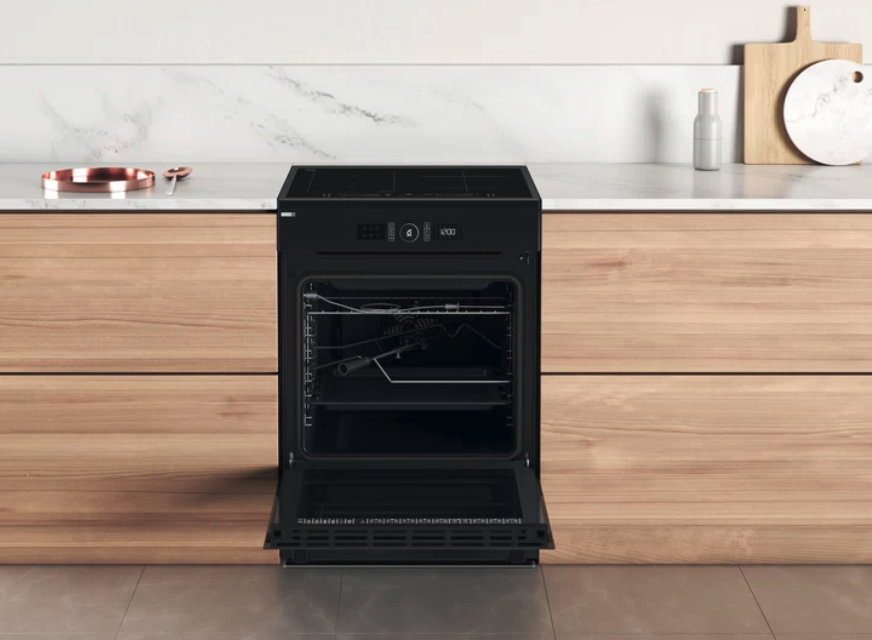 WHIRLPOOL WS68IS8APBP/E fornuis met inductie kookplaat - 60cm WHIRLPOOL WS68IS8APBP/E fornuis met inductie kookplaat - 60cm