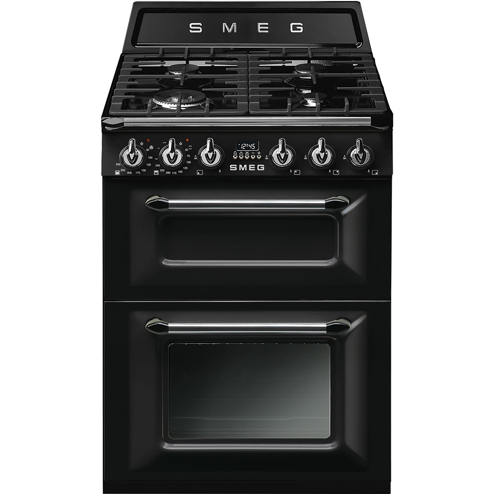 SMEG TR62BL fornuis met gaskookplaat - 60cm
