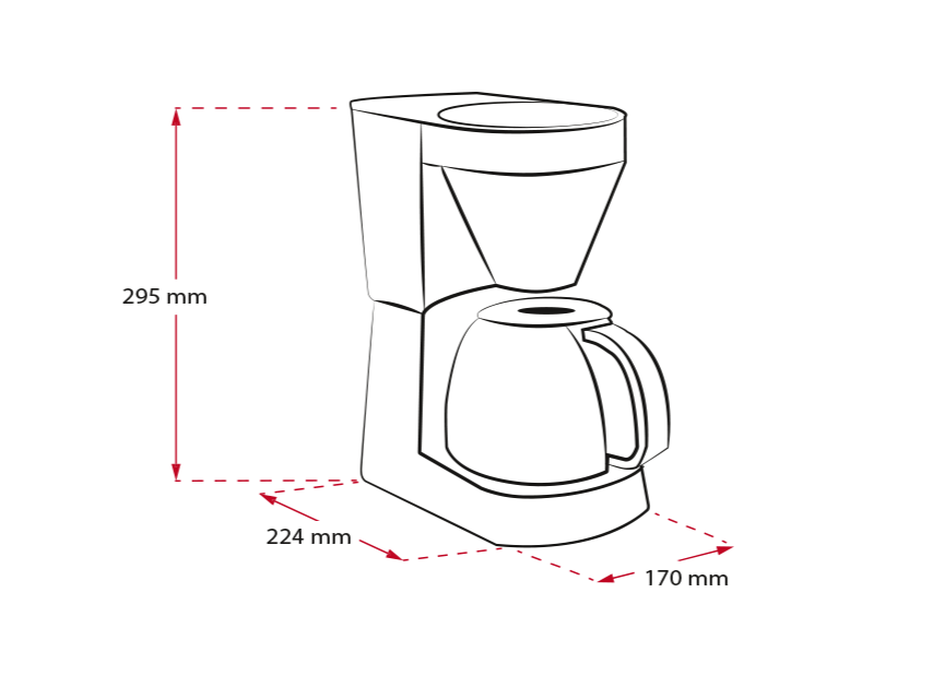 MELITTA 6762889 koffiezetapparaat