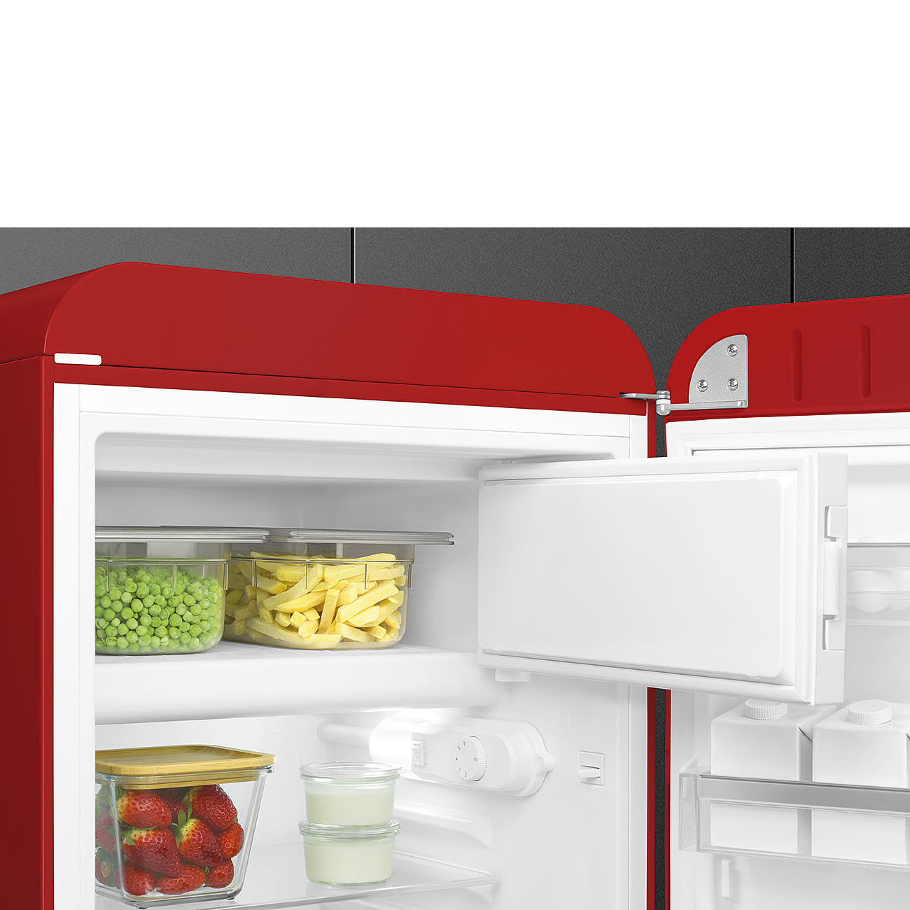 SMEG FAB10RRD5 vrijstaande koelkast met vriesvak - 97cm