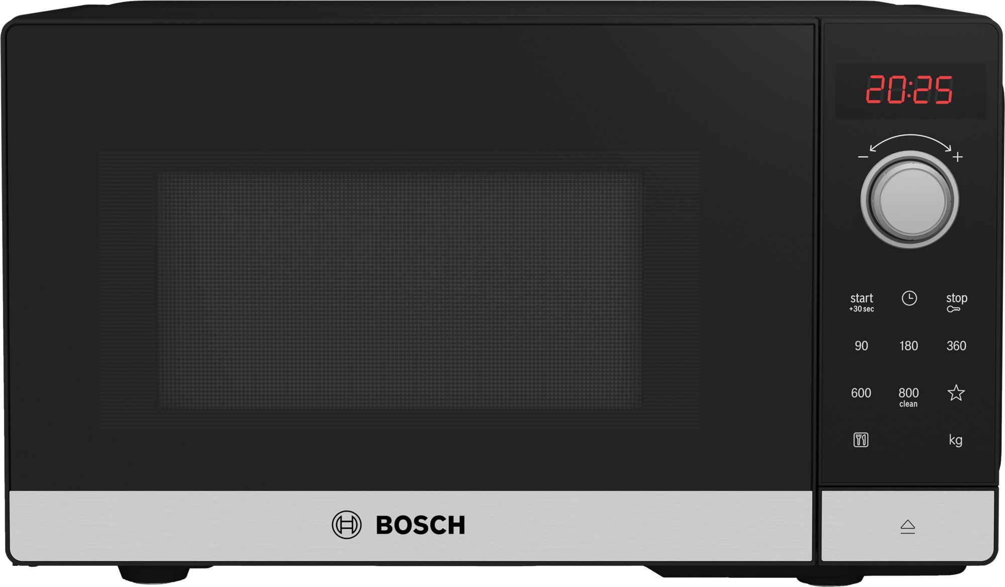 BOSCH FFL023MS2 SERIE 2 vrijstaande microgolfoven - 27cm BOSCH FFL023MS2 SERIE 2 vrijstaande microgolfoven - 27cm