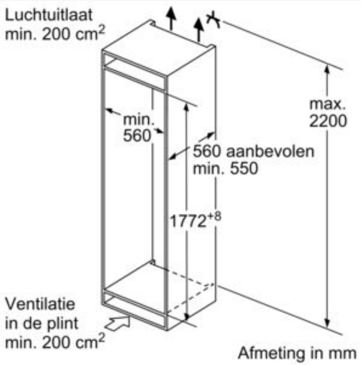 SIEMENS KI86VVSE0 IQ300 koel-/vriescombinatie - 178cm SIEMENS KI86VVSE0 IQ300 koel-/vriescombinatie - 178cm