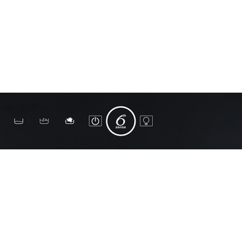 WHIRLPOOL AKR7591IX wandschouwdampkap - 90cm