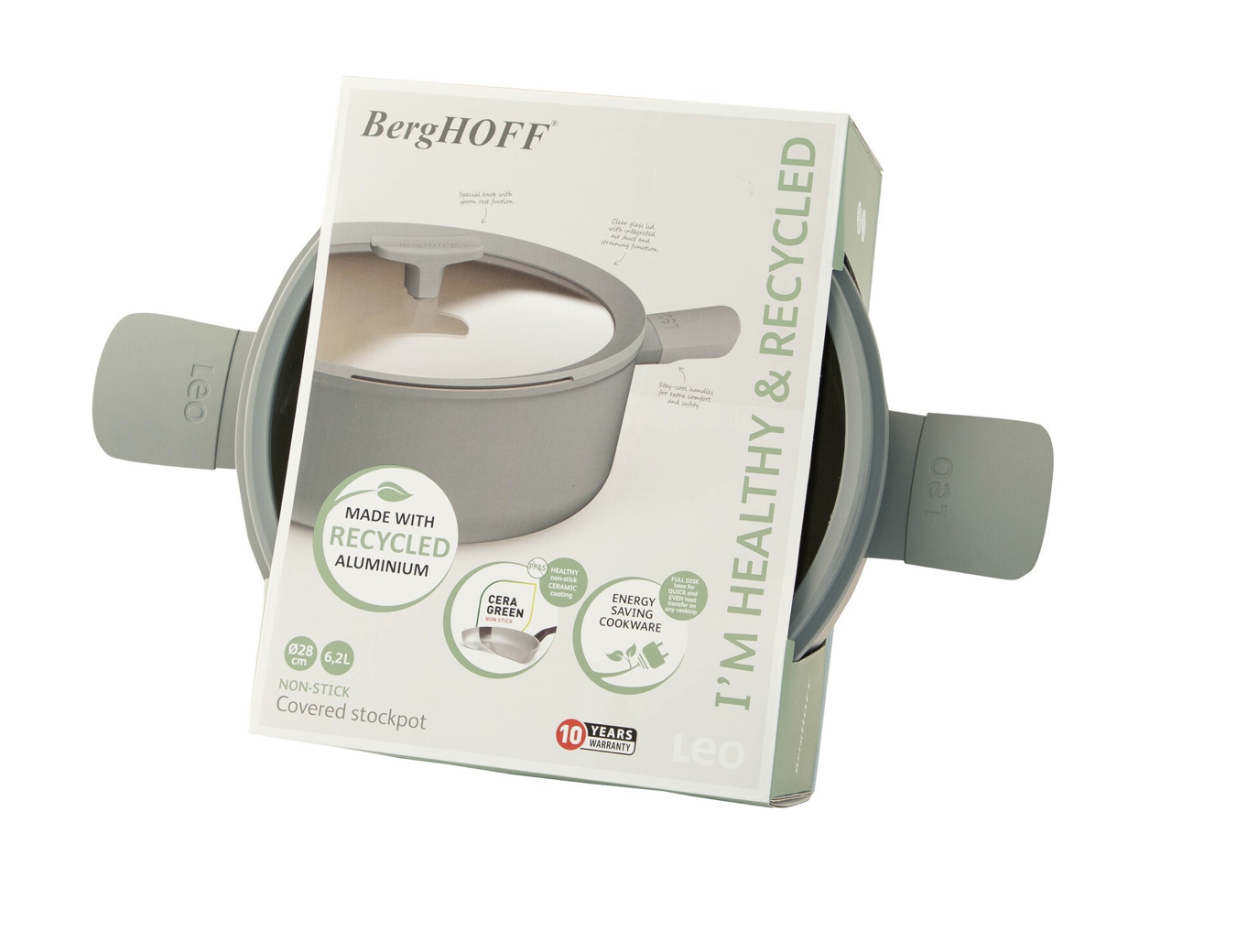 BERGHOFF 3950431 kookpot met deksel BERGHOFF 3950431 kookpot met deksel