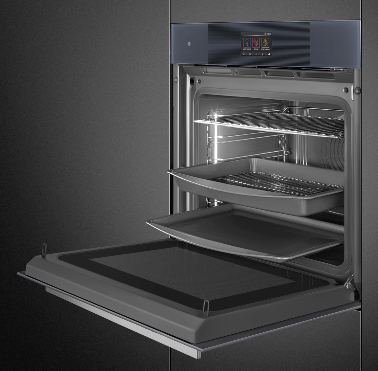 SMEG SO6104APG multifunctionele oven met microgolfoven - 60cm