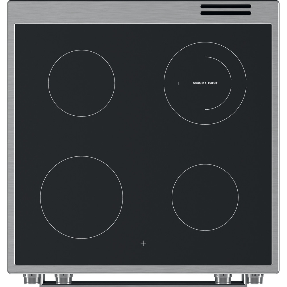 WHIRLPOOL WS68V8CCXT fornuis met keramische kookplaat - 60cm WHIRLPOOL WS68V8CCXT fornuis met keramische kookplaat - 60cm