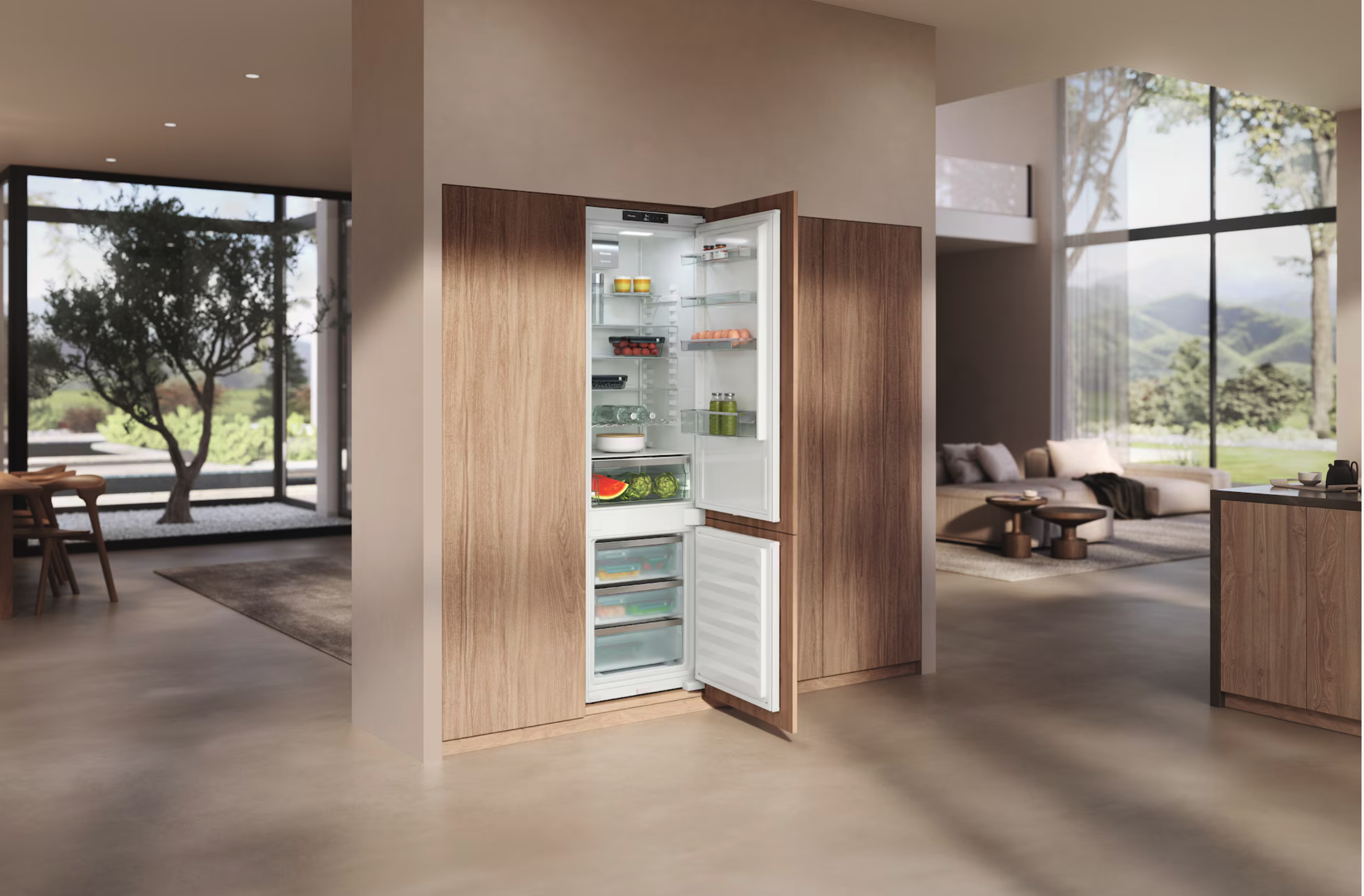 MIELE KFN7833D koel-/vriescombinatie - 193cm MIELE KFN7833D koel-/vriescombinatie - 193cm