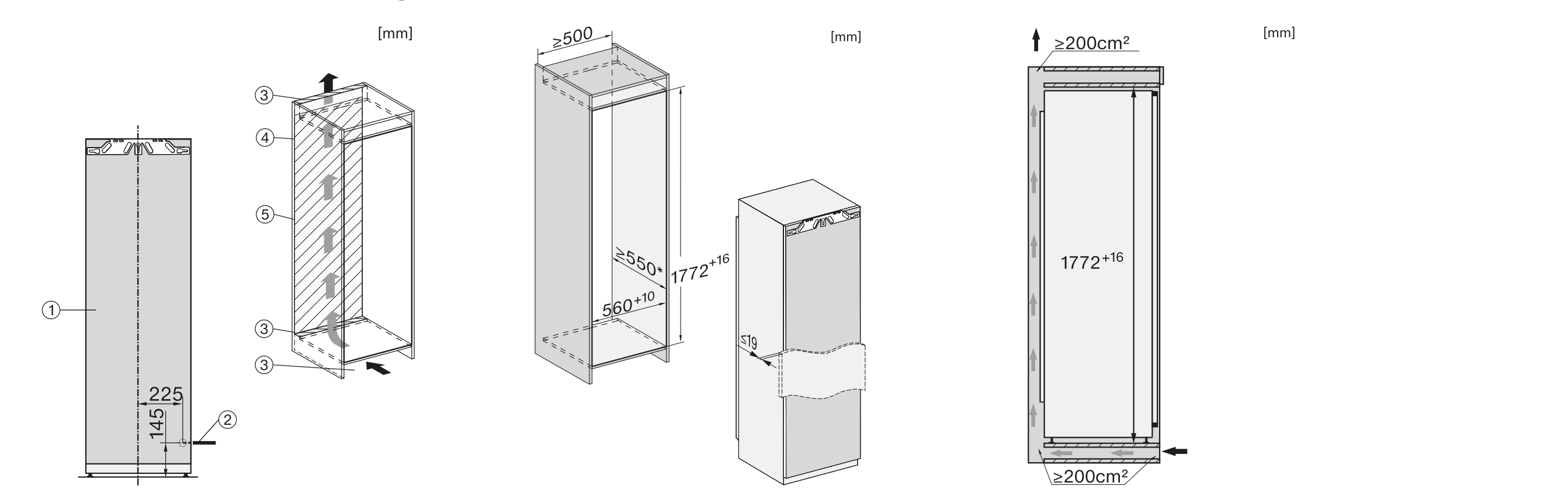 MIELE K7737D koelkast zonder vriesvak - 178cm MIELE K7737D koelkast zonder vriesvak - 178cm