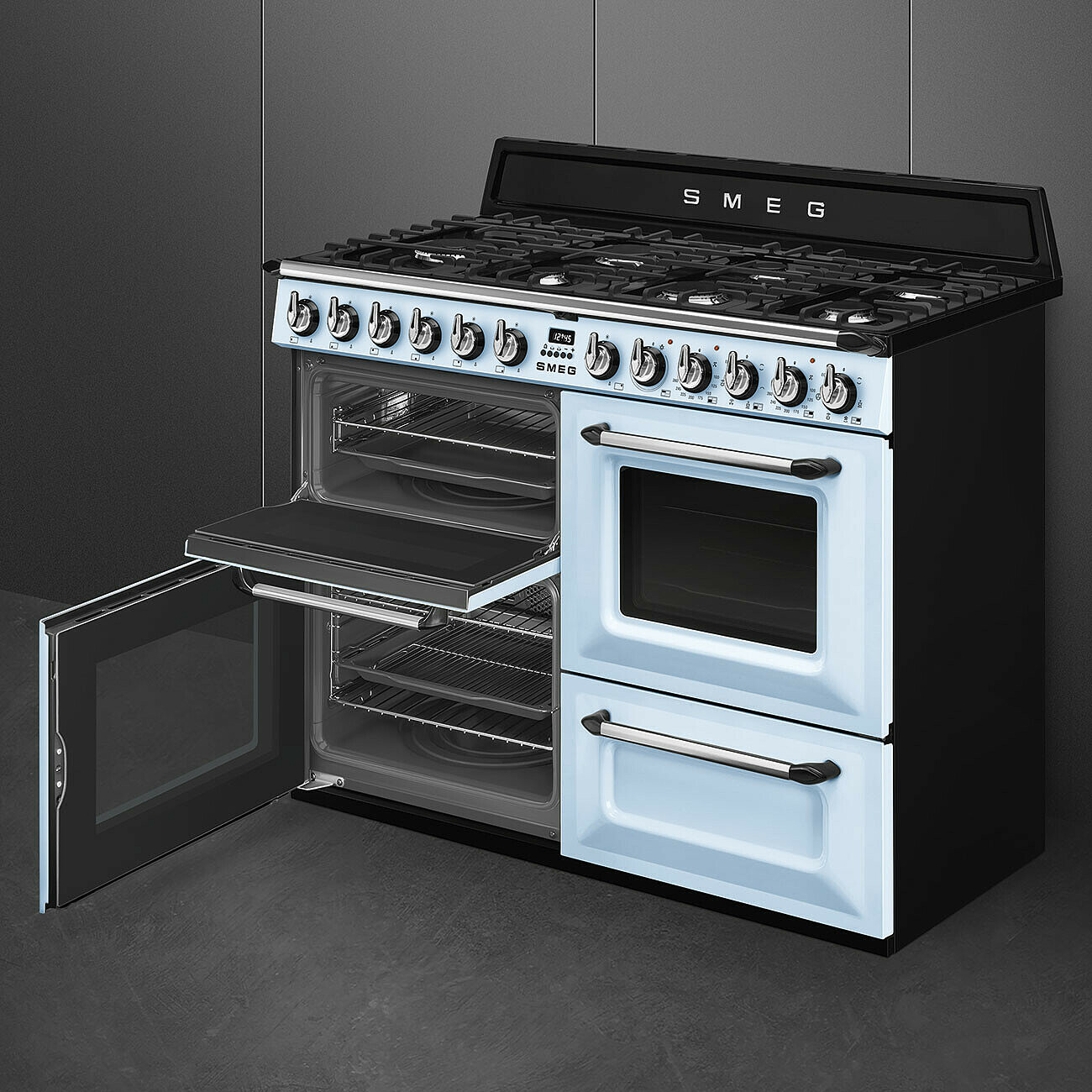 SMEG TR4110AZ fornuis met gaskookplaat - 110cm