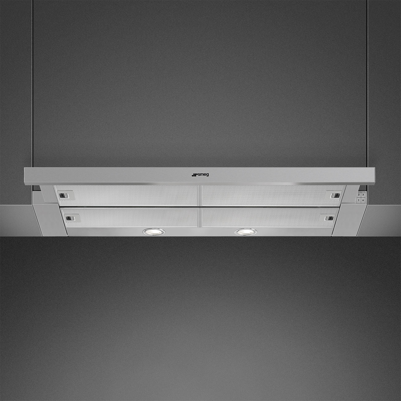 SMEG KSET999XE telescopische dampkap - 90cm