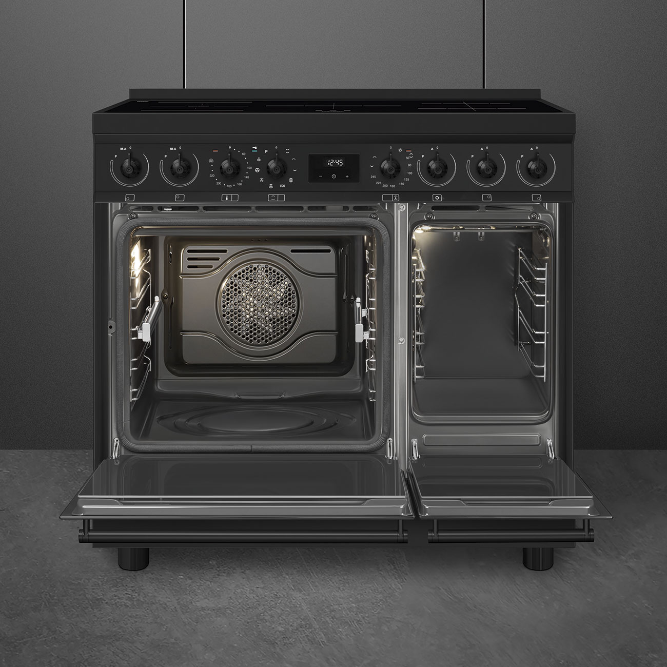 SMEG C92IPN2 fornuis met electrische kookplaat - 50cm SMEG C92IPN2 fornuis met electrische kookplaat - 50cm