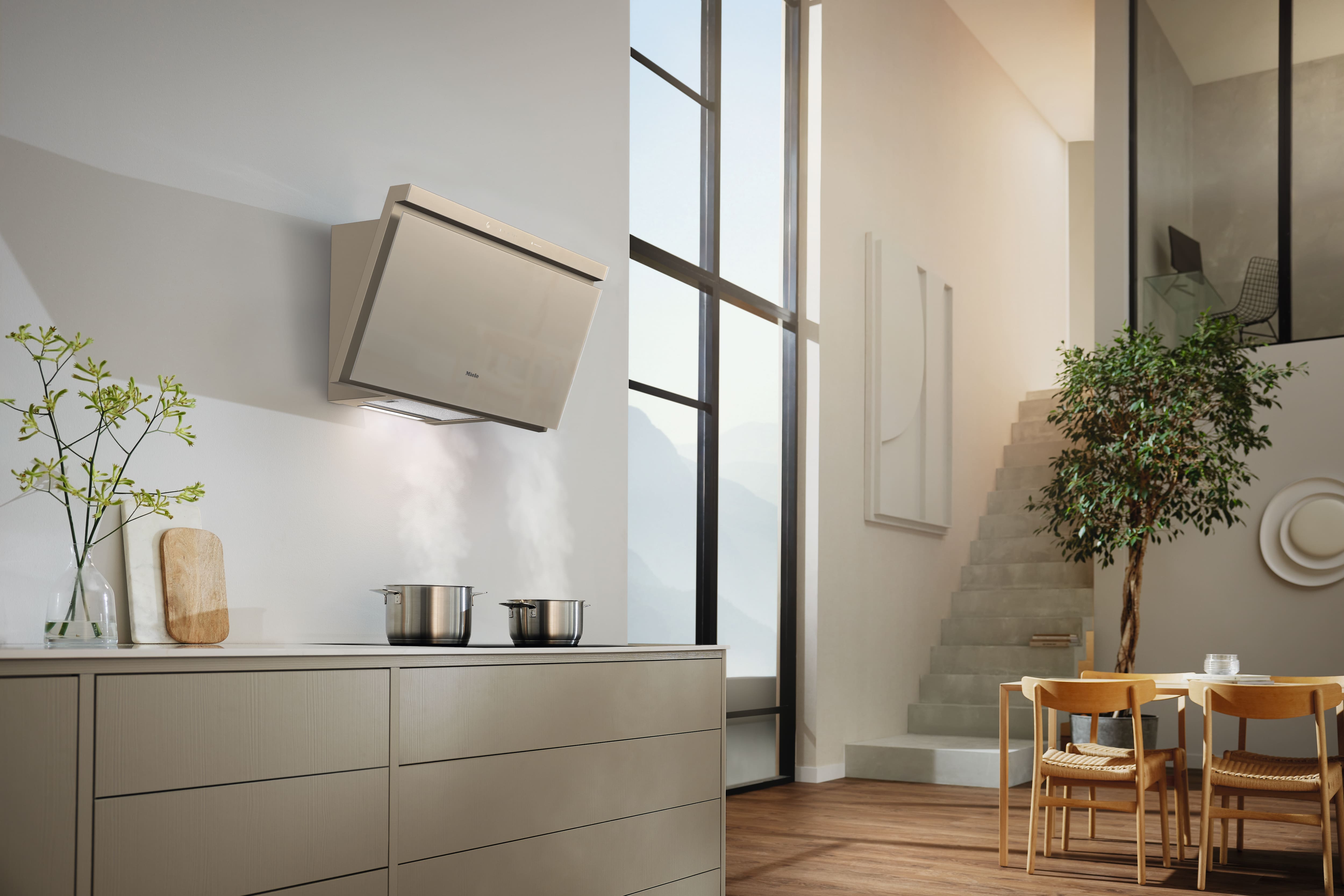 MIELE DAH4980SIENNAPEBE headfree dampkap - 90cm MIELE DAH4980SIENNAPEBE headfree dampkap - 90cm