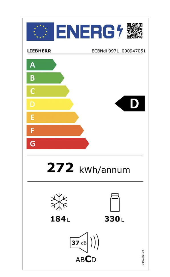 LIEBHERR MONOLITH ECBNDI997120617 koel-/vriescombinatie - 213cm LIEBHERR MONOLITH ECBNDI997120617 koel-/vriescombinatie - 213cm
