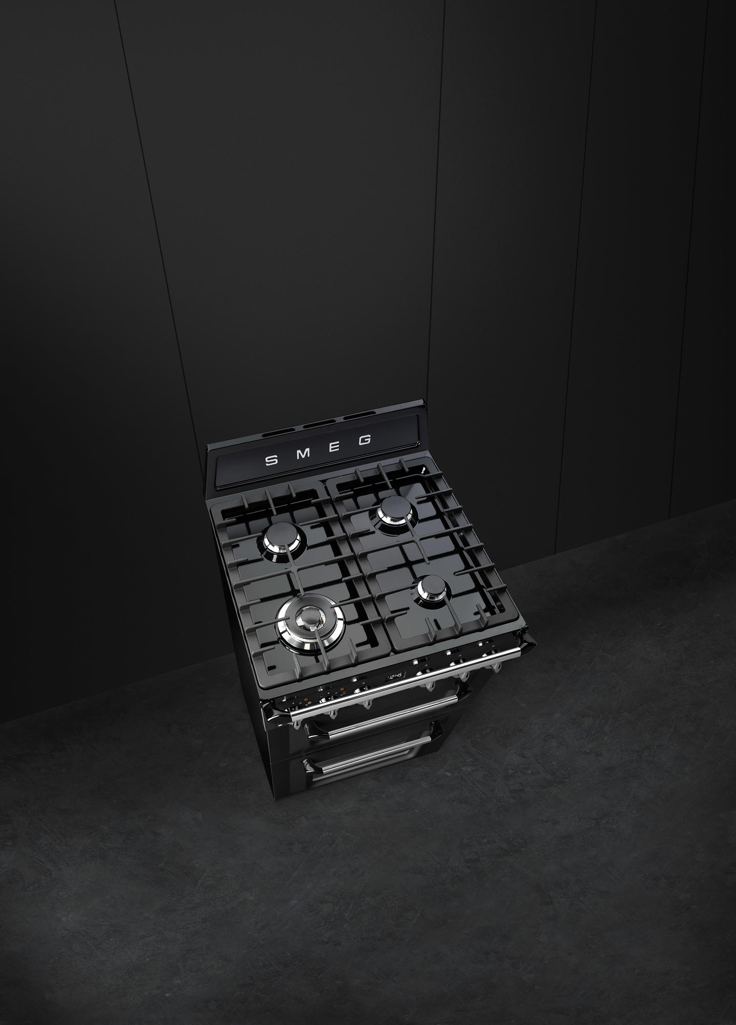 SMEG TR62BL fornuis met gaskookplaat - 60cm SMEG TR62BL fornuis met gaskookplaat - 60cm