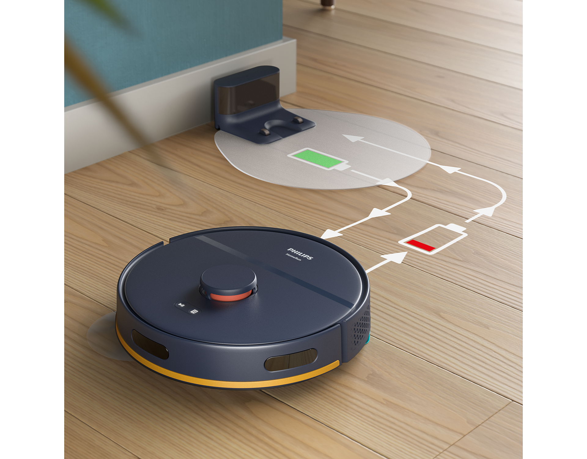 PHILIPS PDXU2000/15 robotstofzuiger