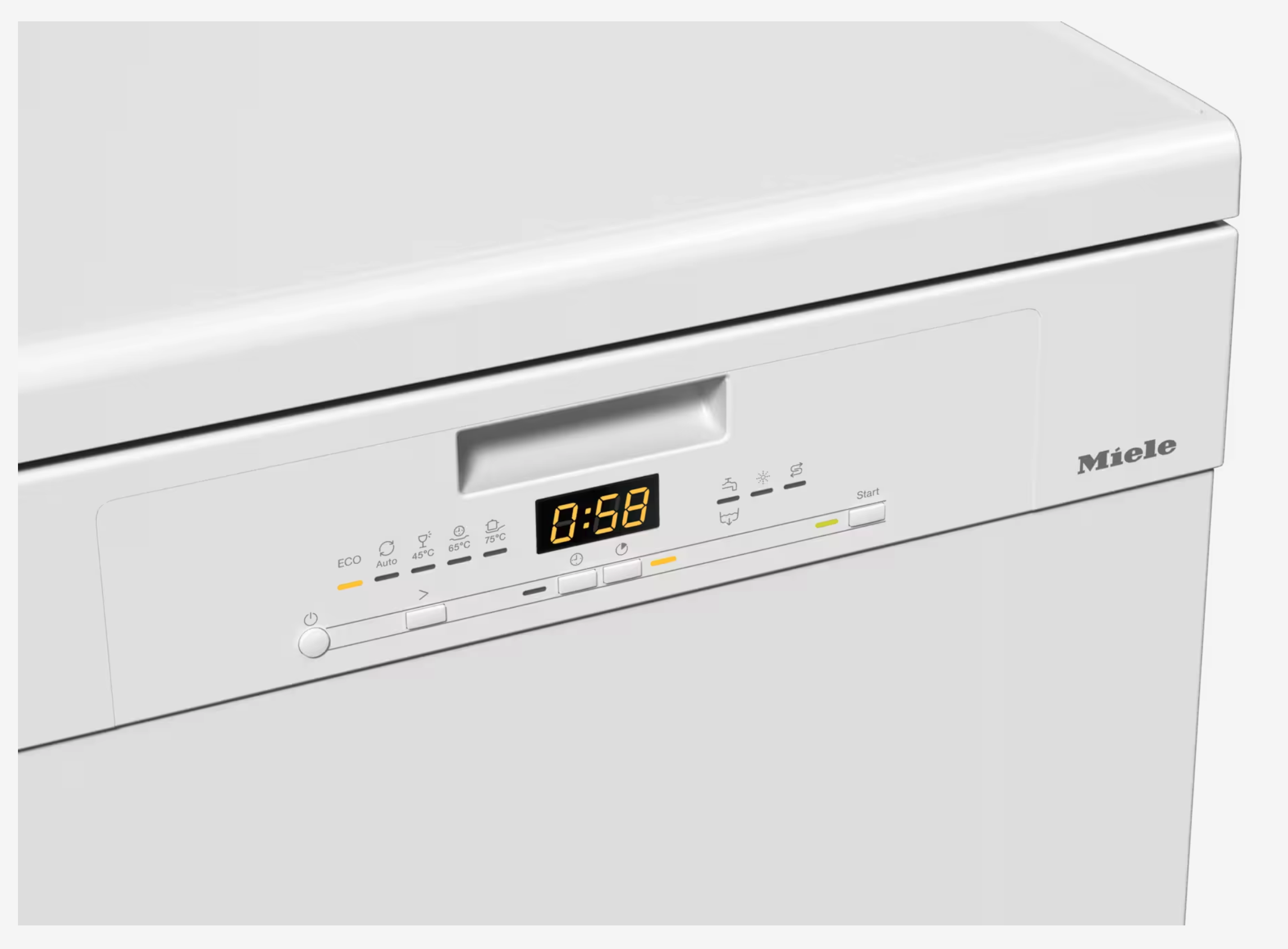 MIELE G5611ACTIVEBW vrijstaande vaatwasser MIELE G5611ACTIVEBW vrijstaande vaatwasser