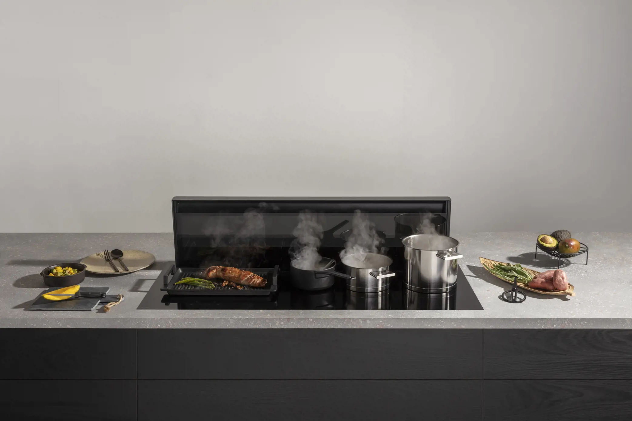 NOVY 42120 kookplaat met afzuiging - 120cm NOVY 42120 kookplaat met afzuiging - 120cm