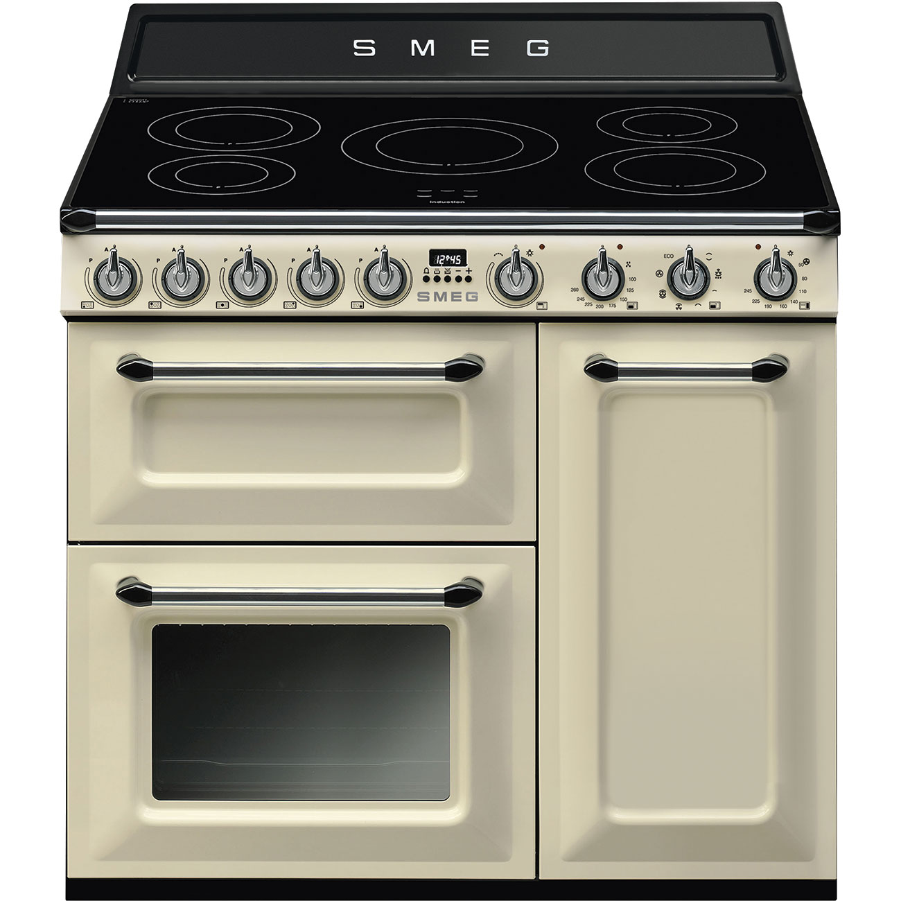 SMEG TR93IP2 fornuis met inductie kookplaat - 90cm SMEG TR93IP2 fornuis met inductie kookplaat - 90cm