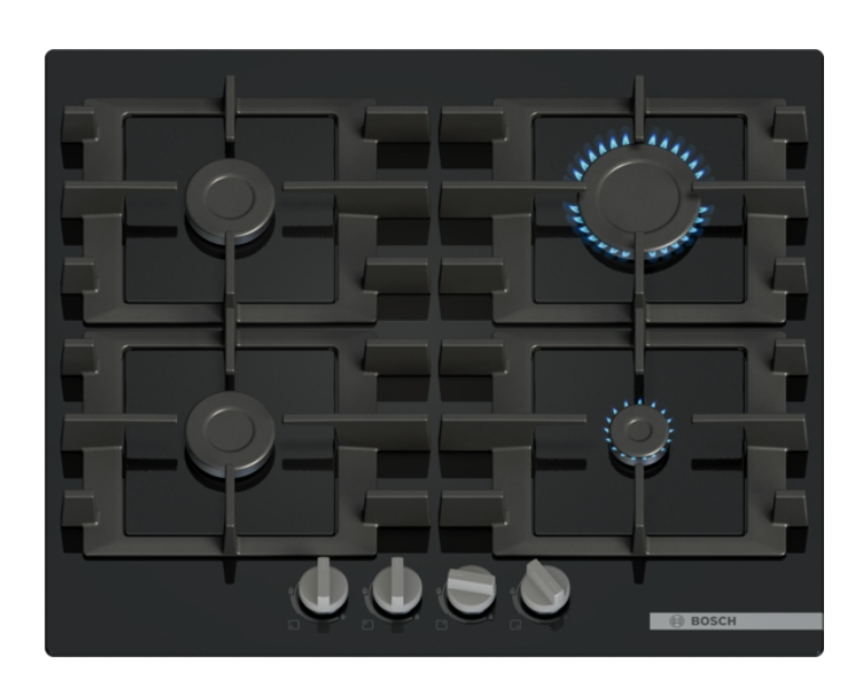 BOSCH PNP6B6K40 gaskookplaat - 60cm