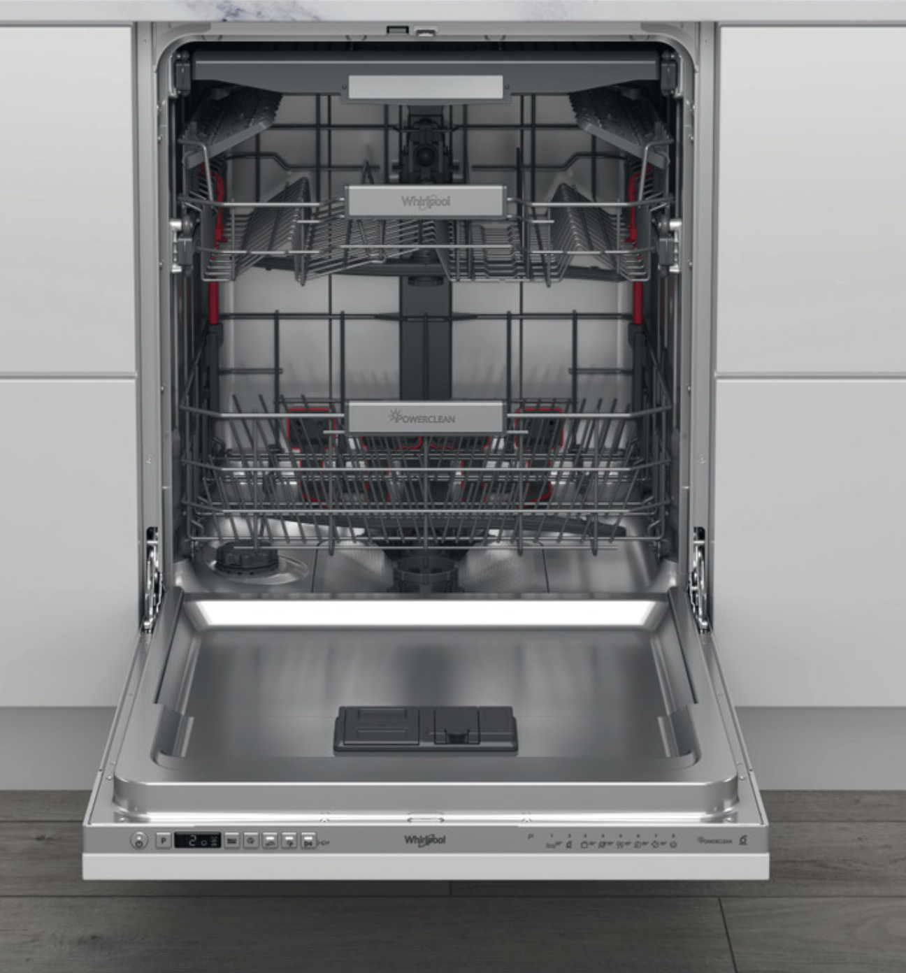 WHIRLPOOL WIO3T126PFE vaatwasser volledig integreerbaar WHIRLPOOL WIO3T126PFE vaatwasser volledig integreerbaar