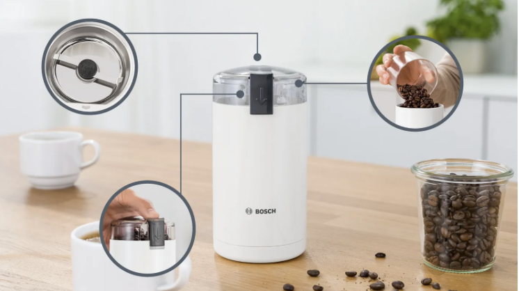 BOSCH SDA TSM6A011W koffiemolen BOSCH SDA TSM6A011W koffiemolen