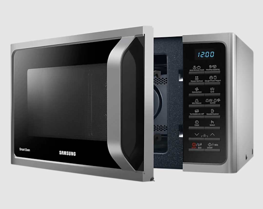 SAMSUNG MC28H5015CS vrijstaande microgolfoven - combi - 30cm SAMSUNG MC28H5015CS vrijstaande microgolfoven - combi - 30cm