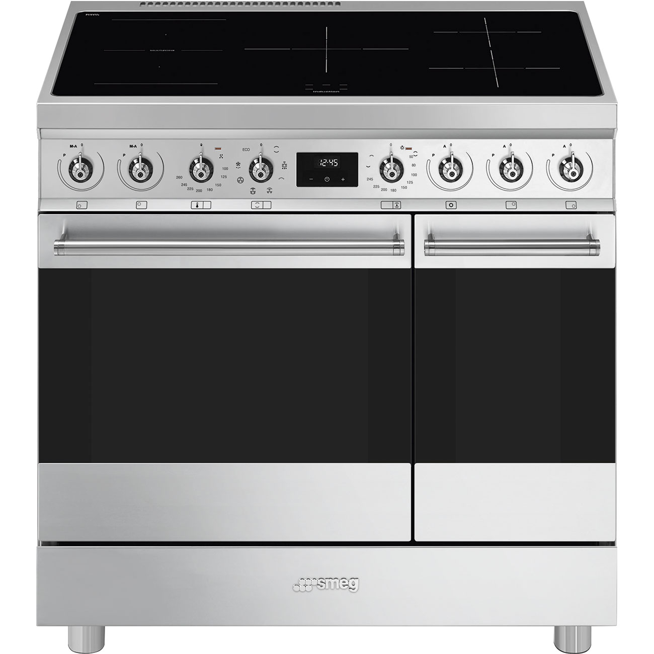 SMEG C92IMX2 fornuis met inductie kookplaat - 90cm SMEG C92IMX2 fornuis met inductie kookplaat - 90cm