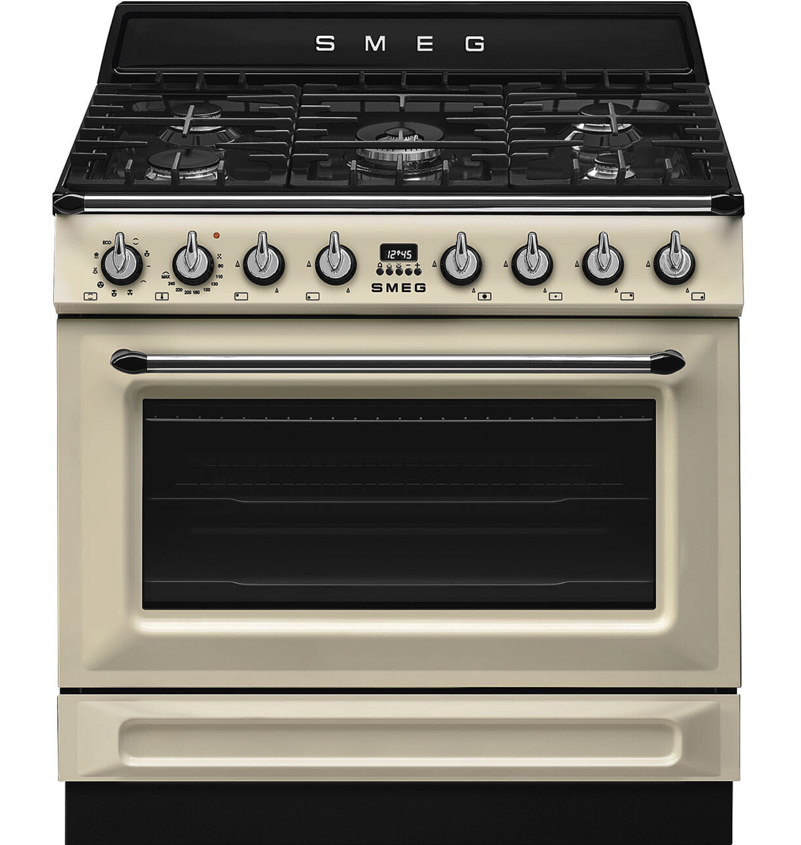 SMEG TR90GMP fornuis met gaskookplaat - 90cm