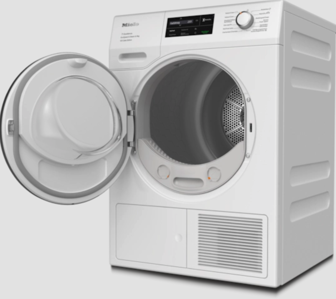 MIELE TEL695WP CHROME EDITION droogkast - warmtepomp MIELE TEL695WP CHROME EDITION droogkast - warmtepomp