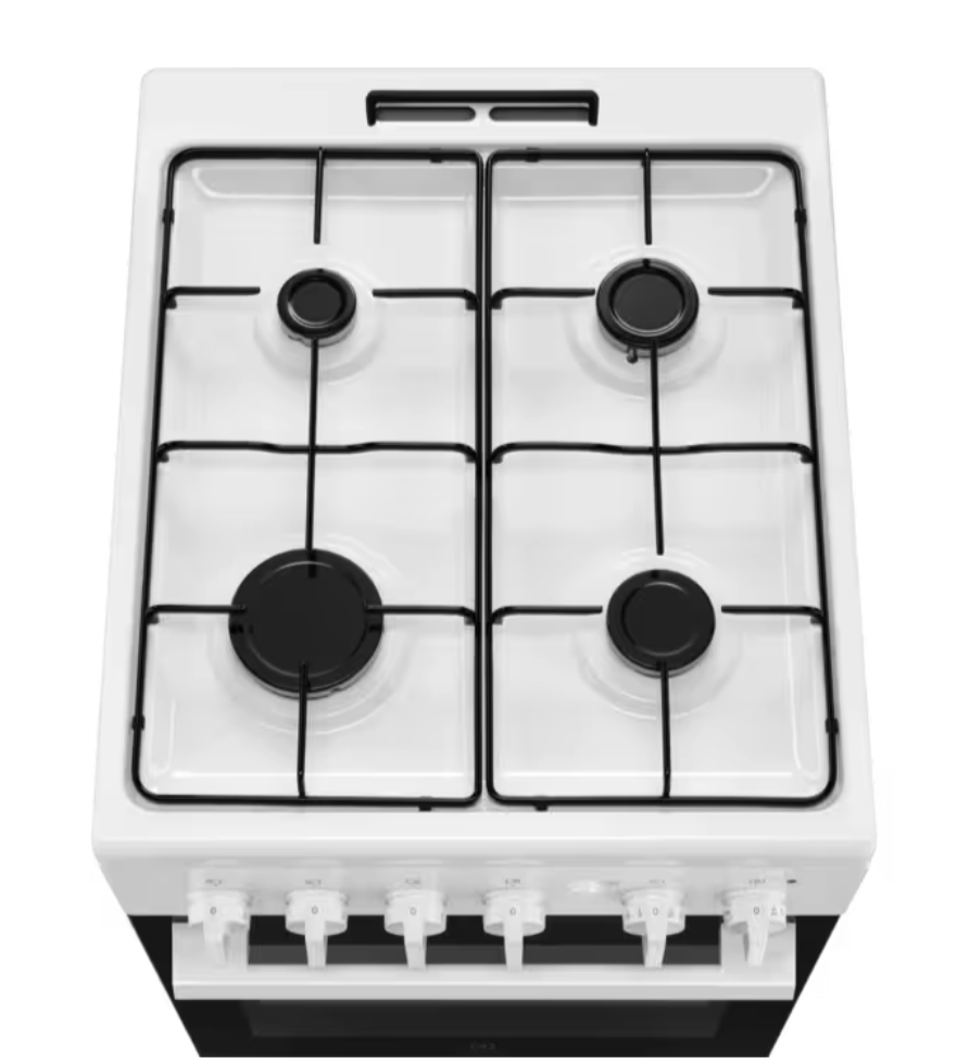 ELECTROLUX LKG500013W fornuis met gaskookplaat ELECTROLUX LKG500013W fornuis met gaskookplaat