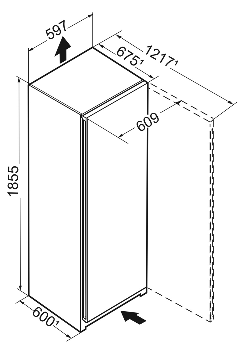 LIEBHERR RBSFC522022 vrijstaande koelkast zonder vriesvak - 185cm LIEBHERR RBSFC522022 vrijstaande koelkast zonder vriesvak - 185cm