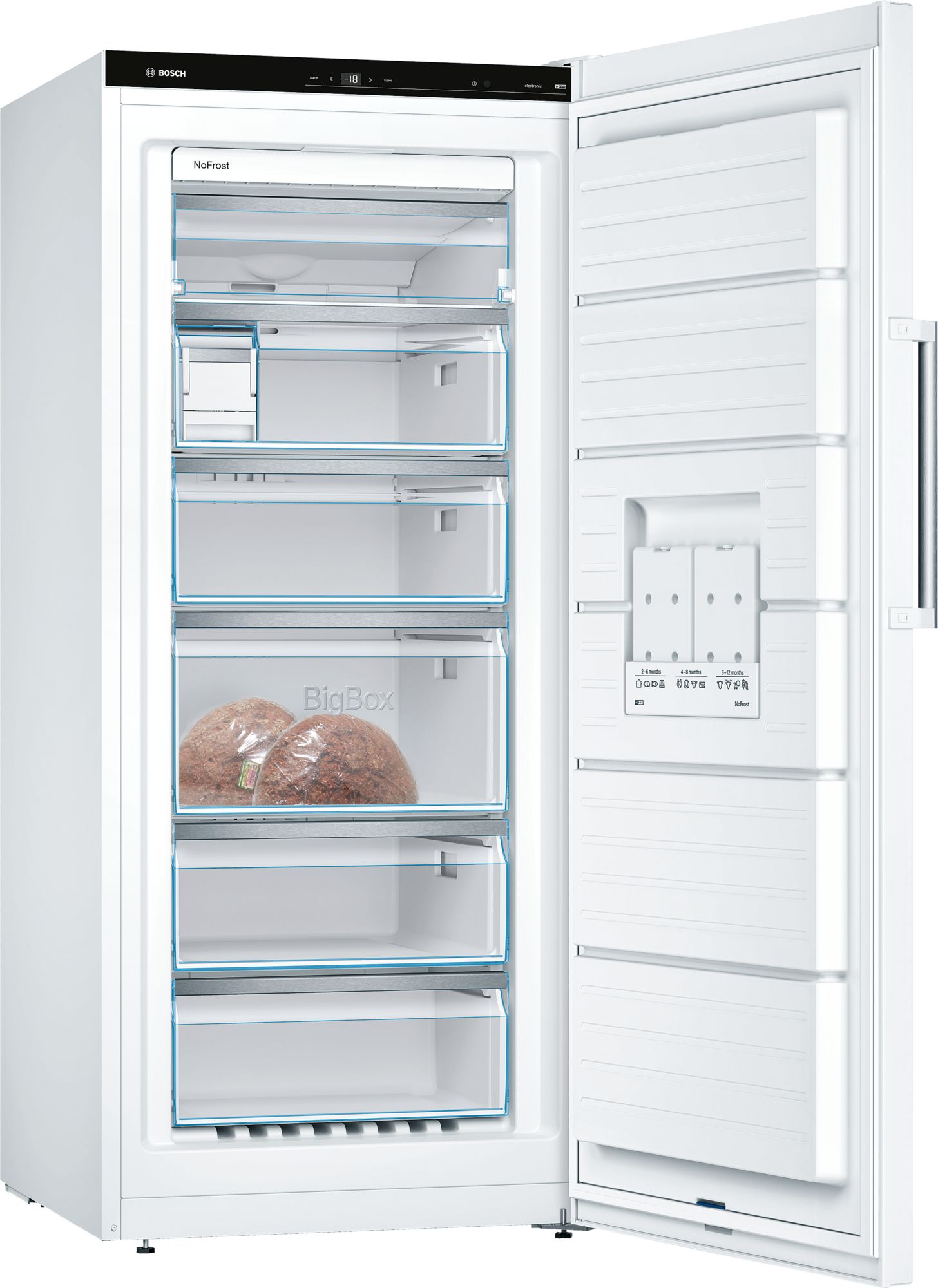 BOSCH GSN51AWCV SERIE 6 vrijstaande vriezer - 161cm