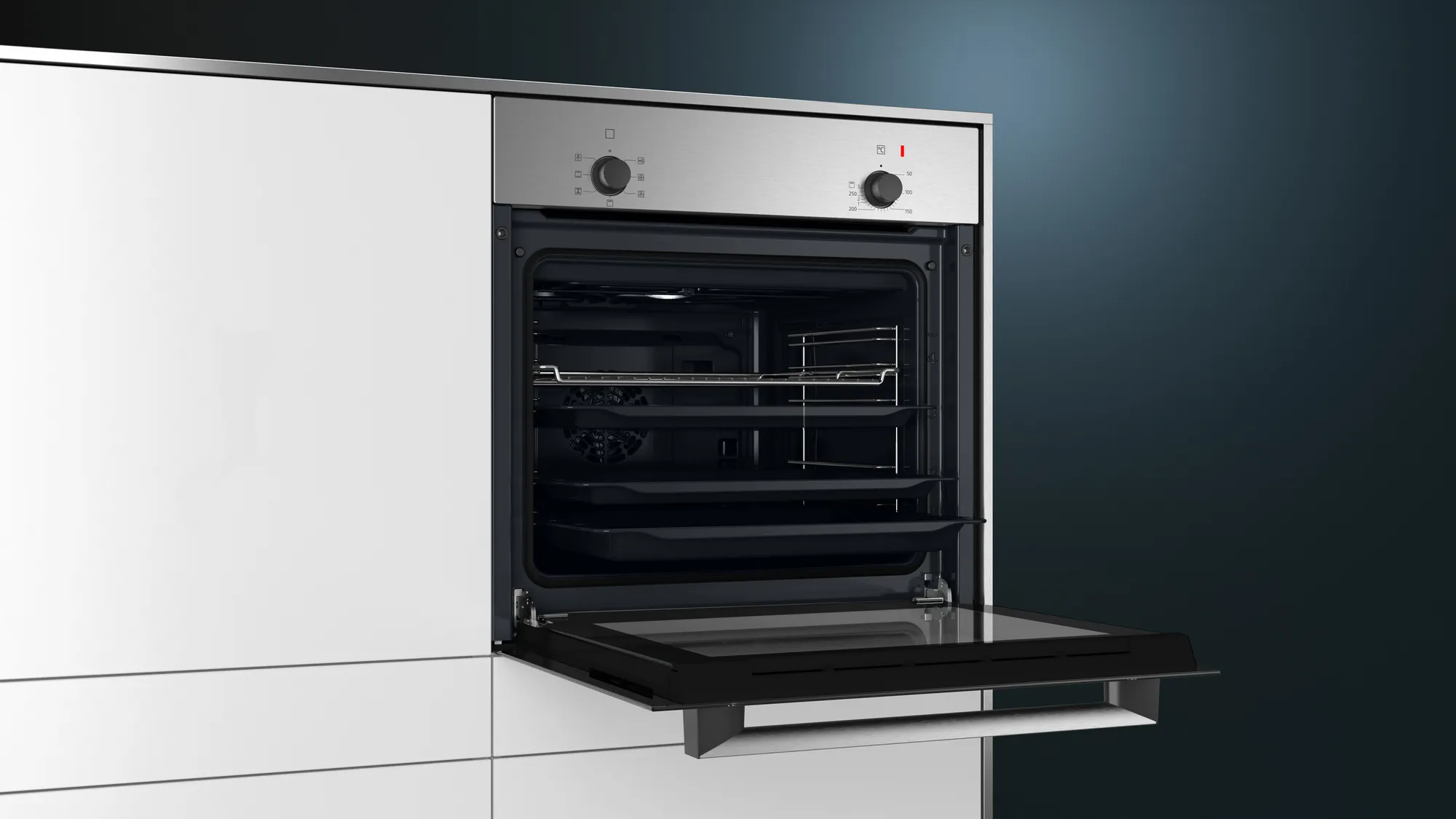 SIEMENS HB010FBR1S IQ100 multifunctionele oven - 60cm SIEMENS HB010FBR1S IQ100 multifunctionele oven - 60cm