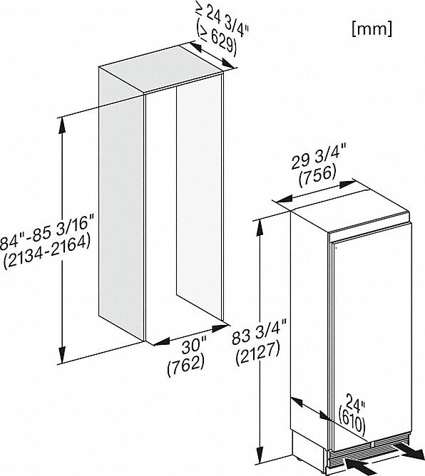 MIELE K2802VI MASTERCOOL koelkast zonder vriesvak - 213cm MIELE K2802VI MASTERCOOL koelkast zonder vriesvak - 213cm