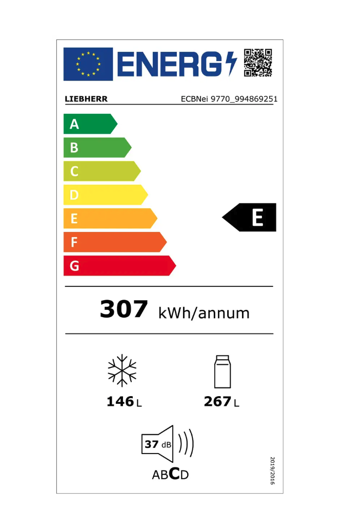 LIEBHERR MONOLITH ECBNEI977020 koel-/vriescombinatie - 213cm LIEBHERR MONOLITH ECBNEI977020 koel-/vriescombinatie - 213cm