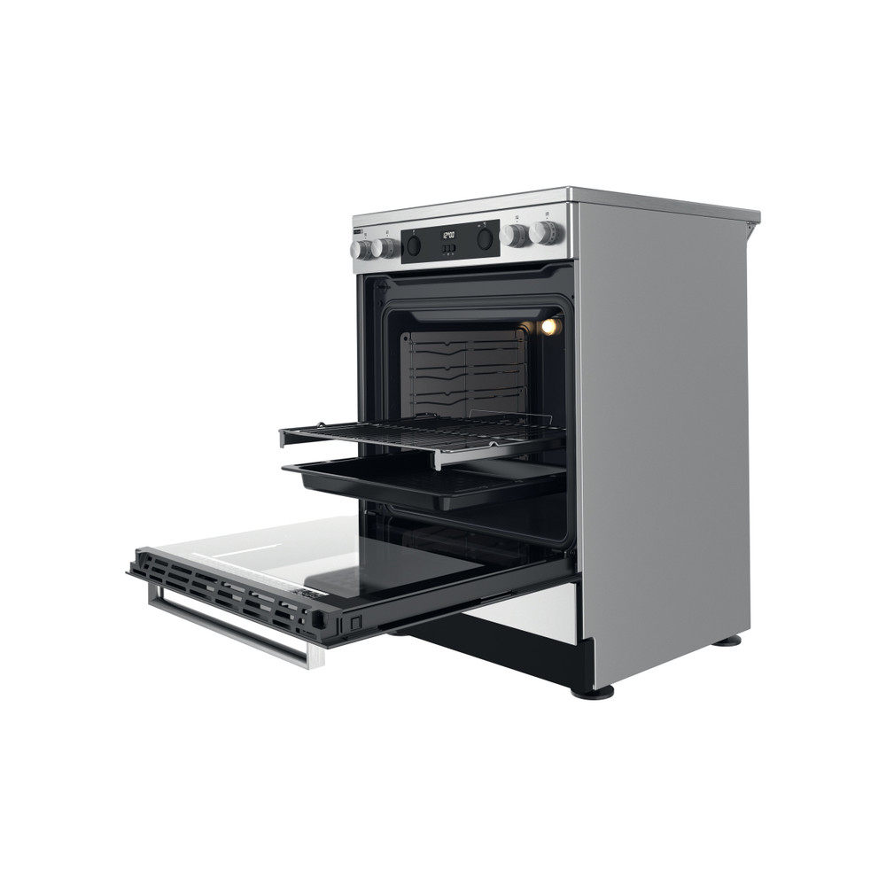 WHIRLPOOL WS68V8CCXT fornuis met keramische kookplaat - 60cm