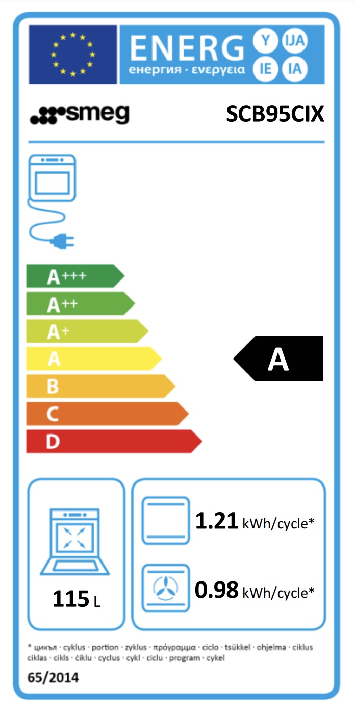 SMEG VRIJSTAAND ERT SCB95CIX fornuis met inductie kookplaat - 90cm