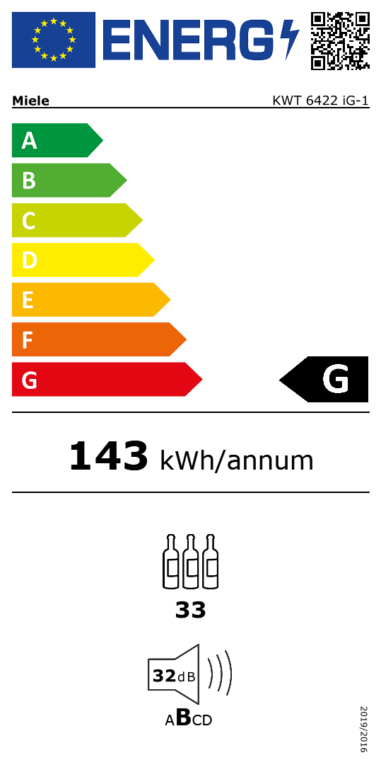 MIELE KWT6422IG-1GRGR wijnklimaatkast
