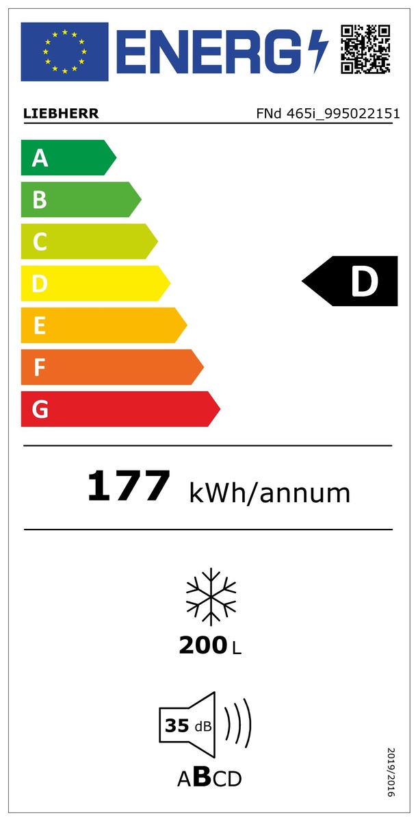 LIEBHERR FND465I22 vrijstaande vriezer LIEBHERR FND465I22 vrijstaande vriezer