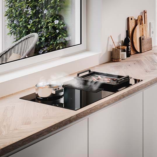 NOVY 1851 kookplaat met afzuiging - 80cm NOVY 1851 kookplaat met afzuiging - 80cm