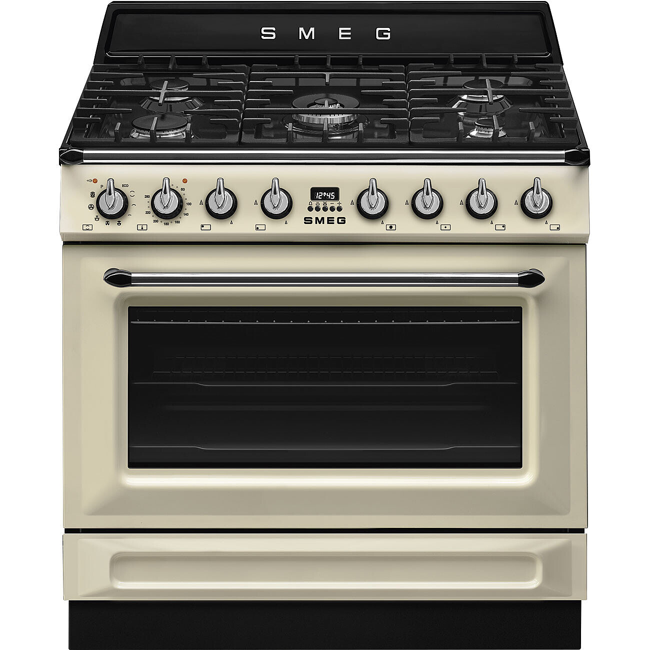 SMEG TR90GPP fornuis met gaskookplaat - 90cm