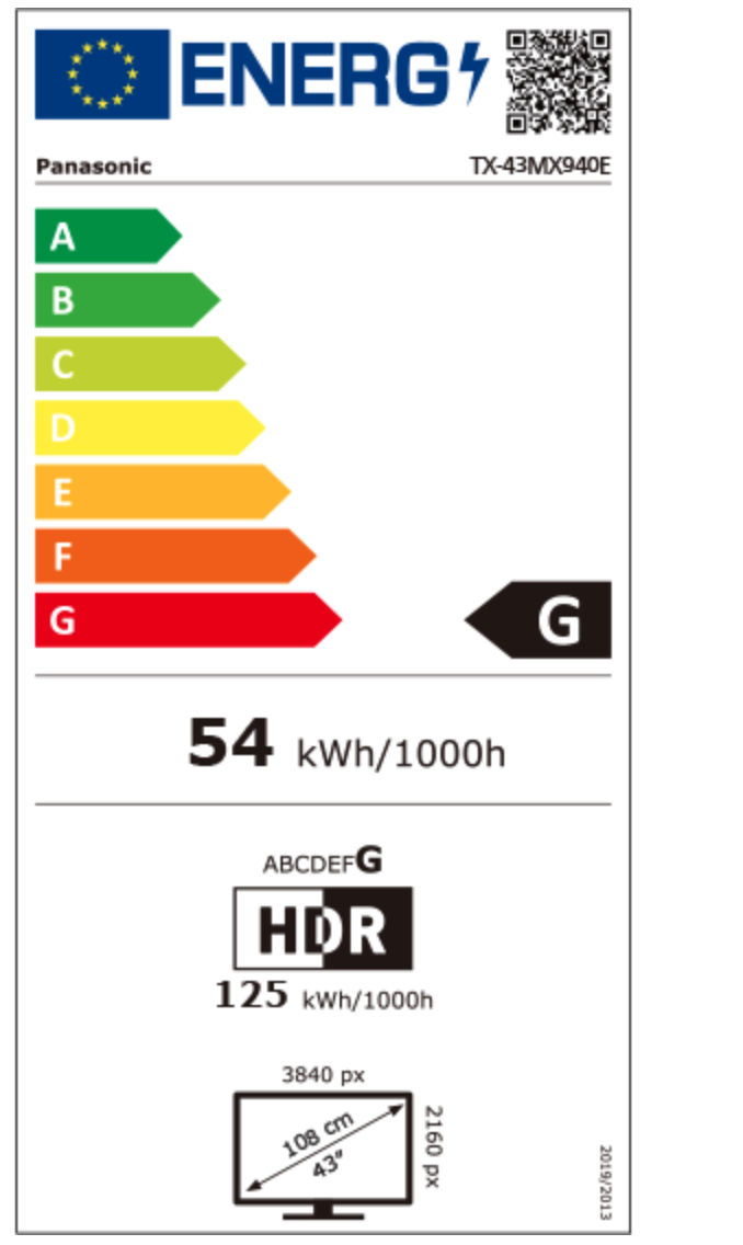 PANASONIC TX-43MX940E televisie 4K UHD - 43" PANASONIC TX-43MX940E televisie 4K UHD - 43"