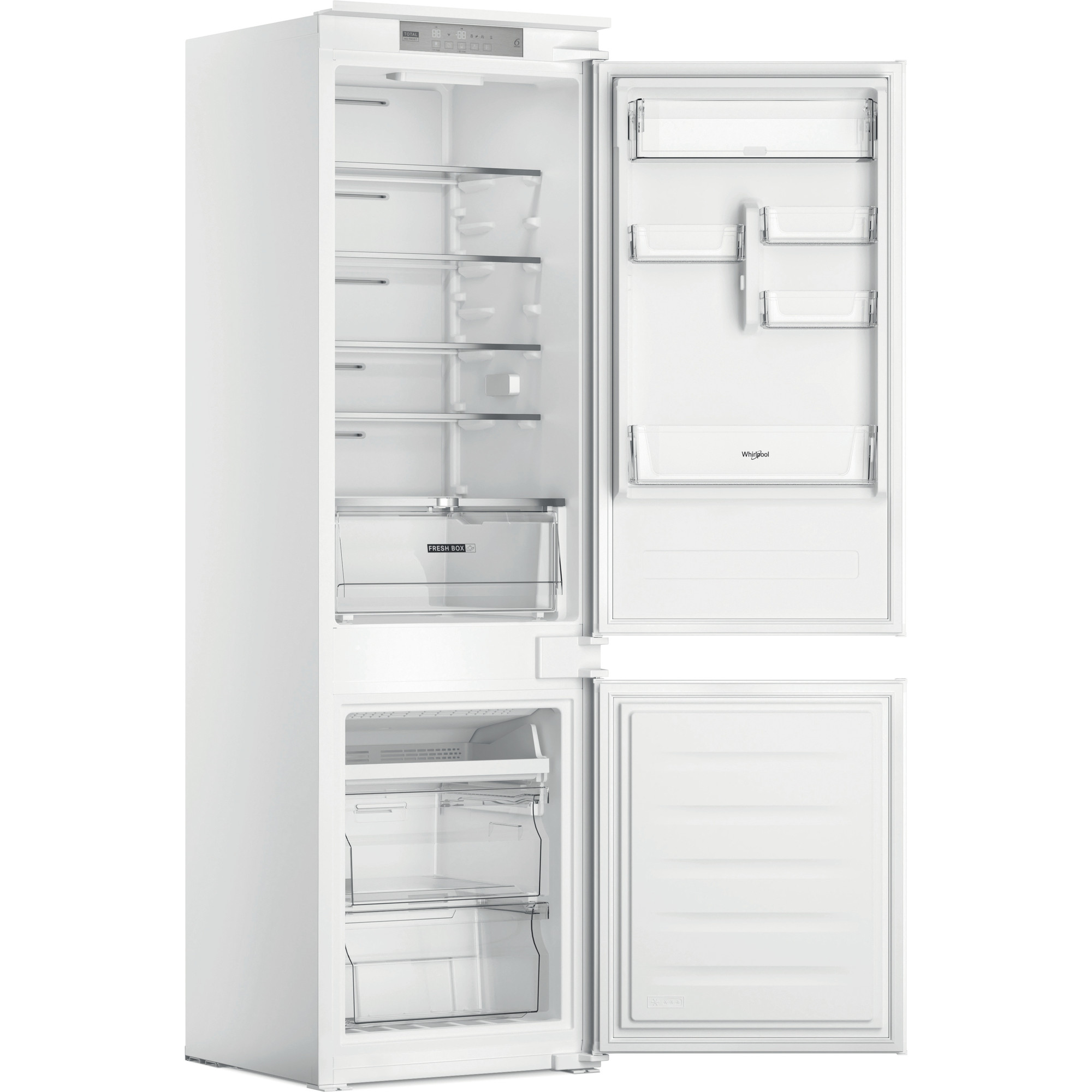 WHIRLPOOL WHC18T514 koel-/vriescombinatie - 177cm WHIRLPOOL WHC18T514 koel-/vriescombinatie - 177cm