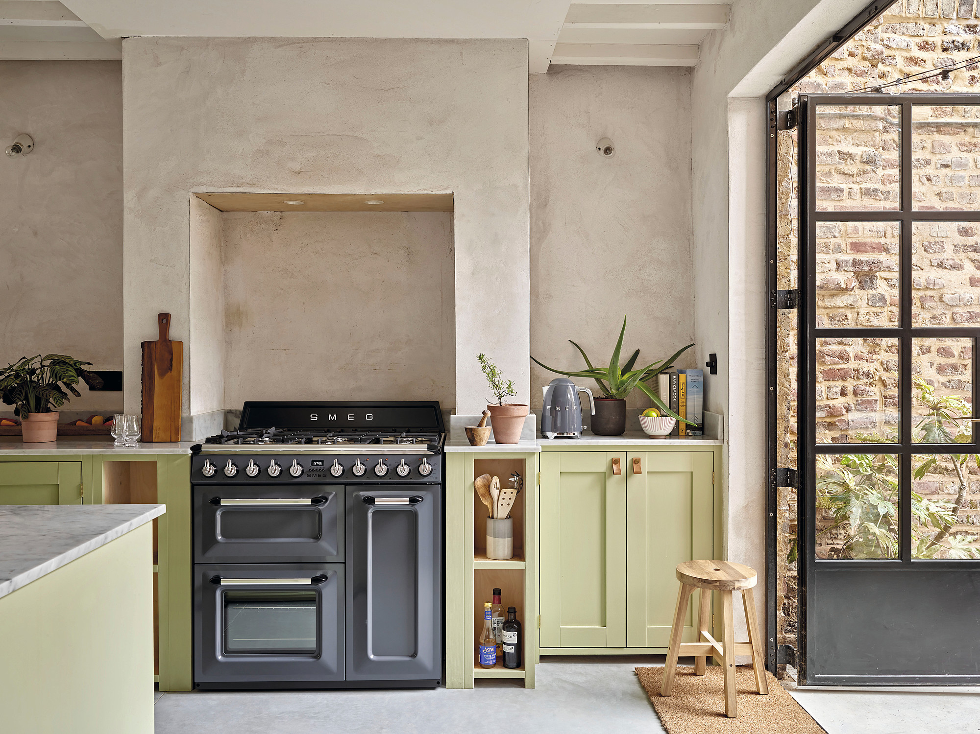 SMEG TR103GR fornuis met gaskookplaat - 100cm