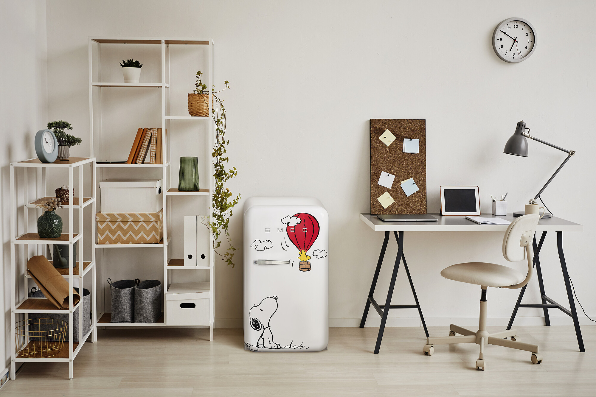 SMEG FAB10RDSN6 vrijstaande koelkast met vriesvak - 97cm SMEG FAB10RDSN6 vrijstaande koelkast met vriesvak - 97cm