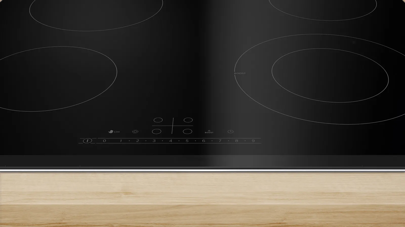 BOSCH PKF675FP2E SERIE 6 vitrokeramische kookplaat - 60cm BOSCH PKF675FP2E SERIE 6 vitrokeramische kookplaat - 60cm